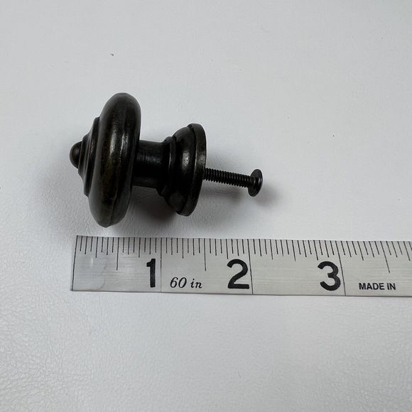 Hardware Knobs Handles Brush Oil Rubbed Bronze Kitchen Bath Cabinet Set of 4 - Picture 3 of 6